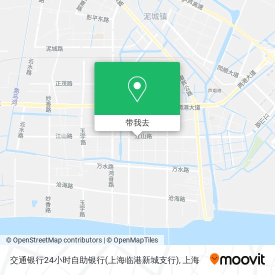 交通银行24小时自助银行(上海临港新城支行)地图