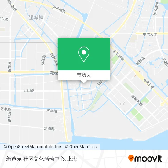 新芦苑-社区文化活动中心地图