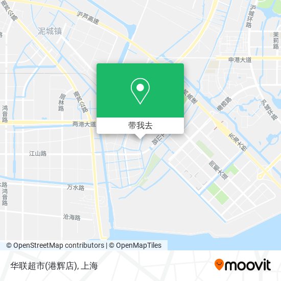 华联超市(港辉店)地图