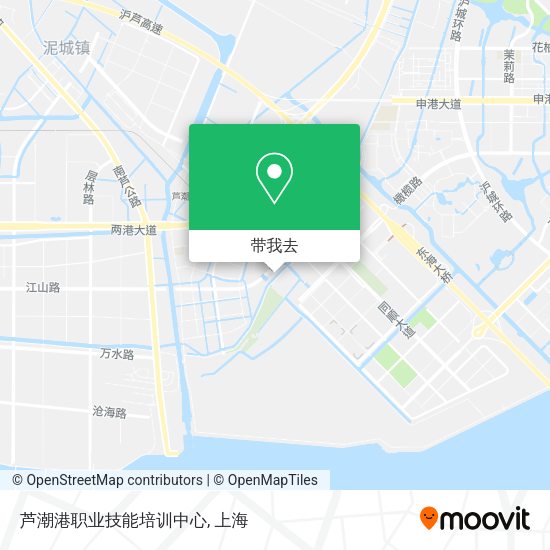 芦潮港职业技能培训中心地图