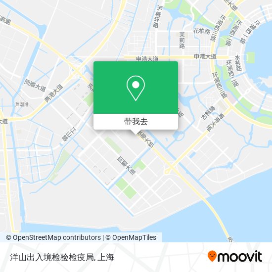 洋山出入境检验检疫局地图