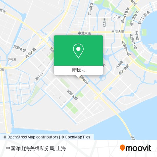 中国洋山海关缉私分局地图