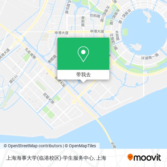 上海海事大学(临港校区)-学生服务中心地图