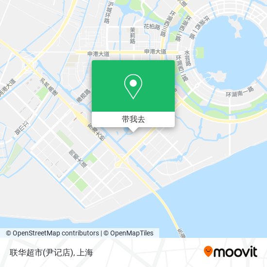 联华超市(尹记店)地图