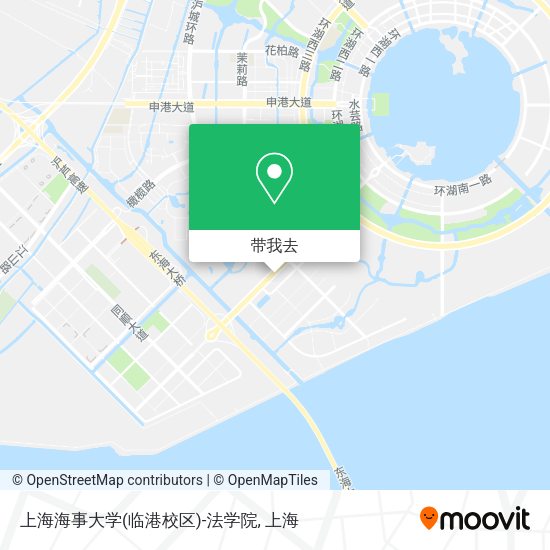 上海海事大学(临港校区)-法学院地图