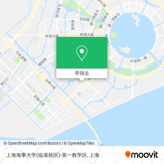 上海海事大学(临港校区)-第一教学区地图