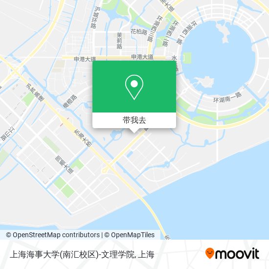 上海海事大学(南汇校区)-文理学院地图