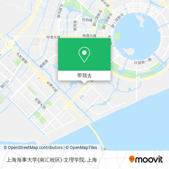 上海海事大学(南汇校区)-文理学院地图