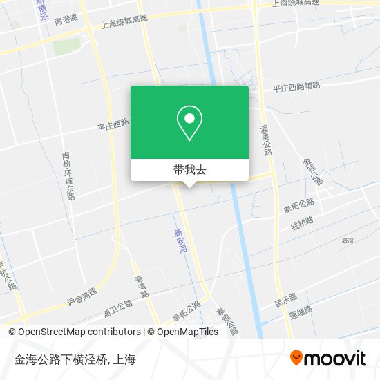 金海公路下横泾桥地图