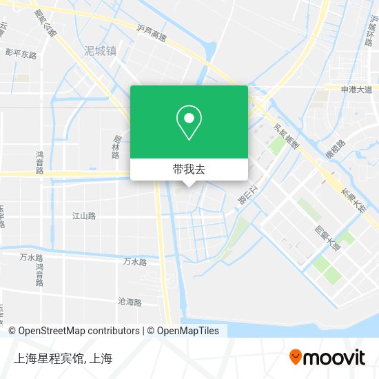 上海星程宾馆地图