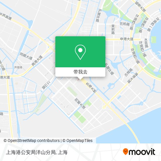 上海港公安局洋山分局地图