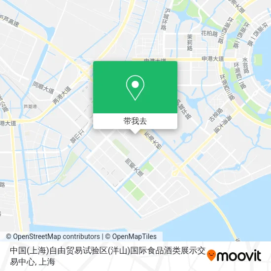 中国(上海)自由贸易试验区(洋山)国际食品酒类展示交易中心地图