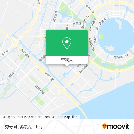 秀寿司(临港店)地图