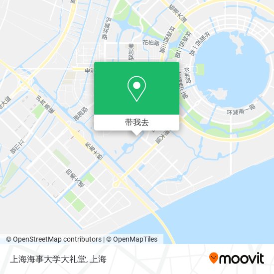 上海海事大学大礼堂地图