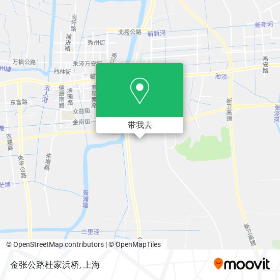 金张公路杜家浜桥地图