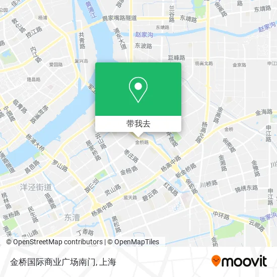 金桥国际商业广场南门地图