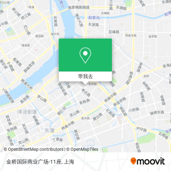 金桥国际商业广场-11座地图