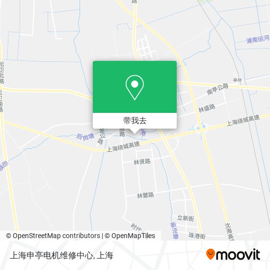 上海申亭电机维修中心地图