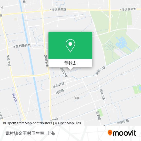 青村镇金王村卫生室地图