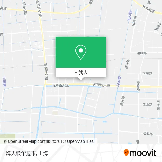 海天联华超市地图