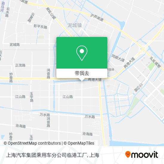 上海汽车集团乘用车分公司临港工厂地图