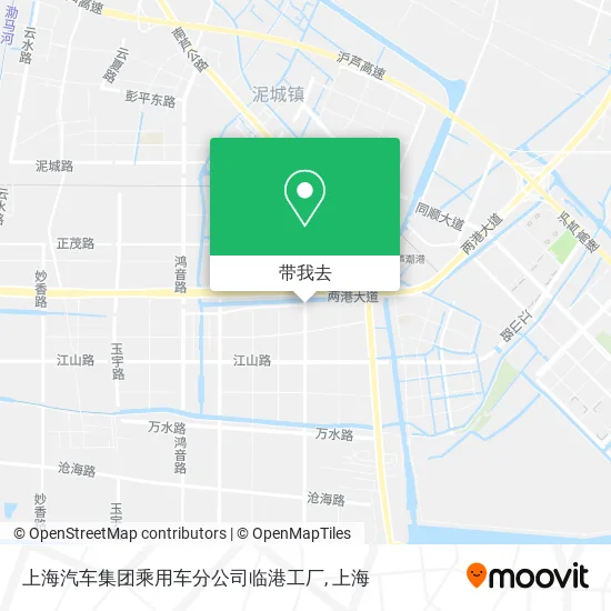 上海汽车集团乘用车分公司临港工厂地图