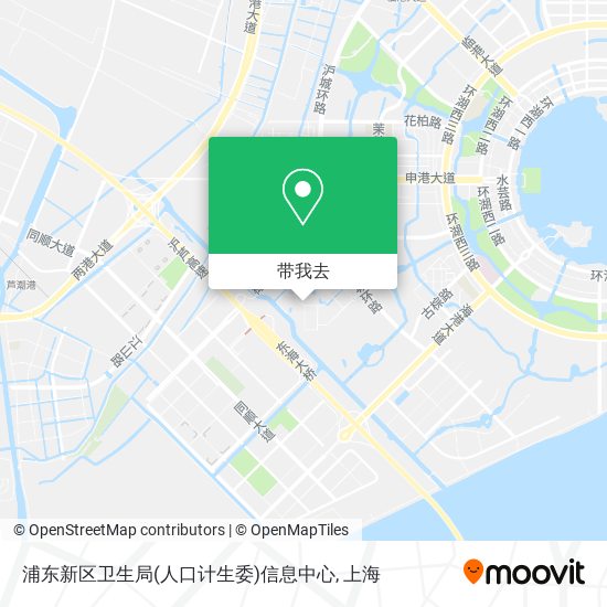 浦东新区卫生局(人口计生委)信息中心地图