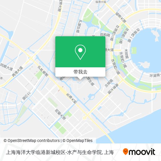 上海海洋大学临港新城校区-水产与生命学院地图