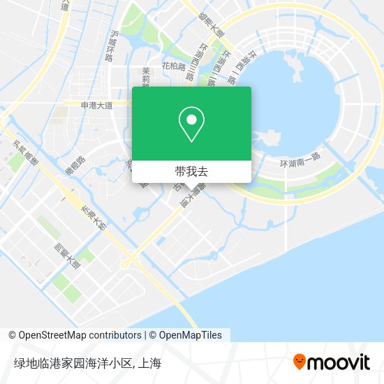 绿地临港家园海洋小区地图