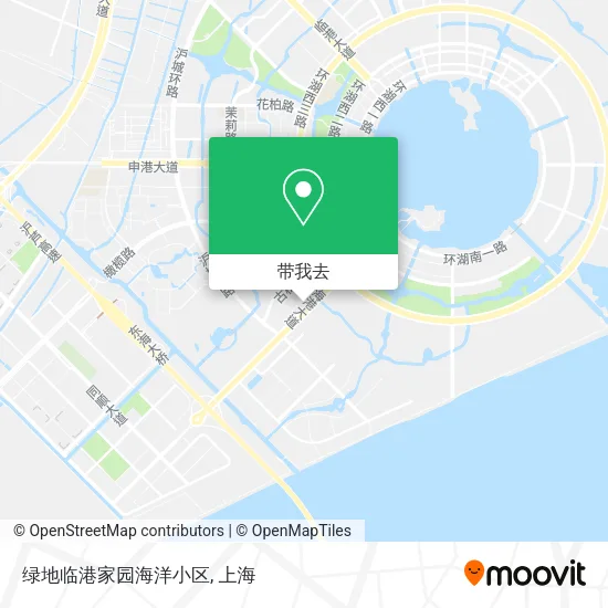 绿地临港家园海洋小区地图
