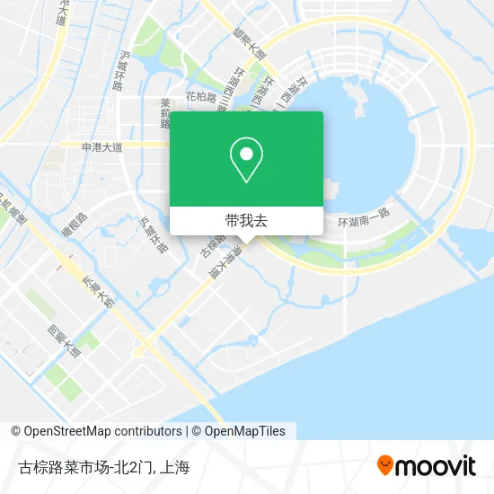古棕路菜市场-北2门地图