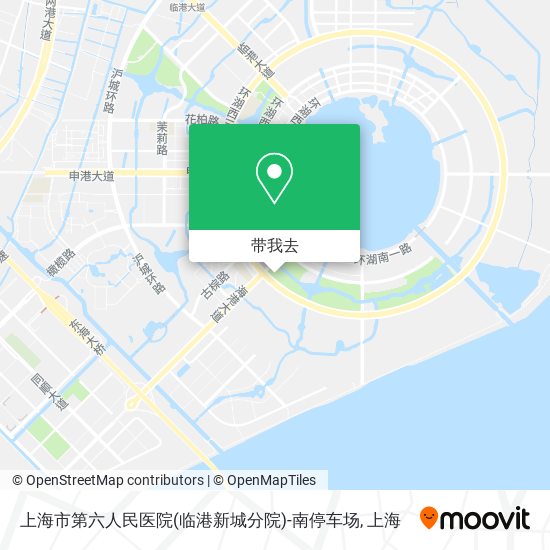 上海市第六人民医院(临港新城分院)-南停车场地图