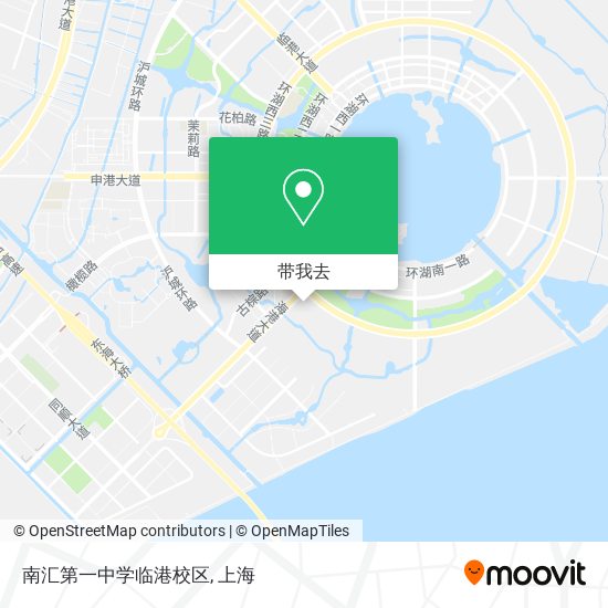 南汇第一中学临港校区地图