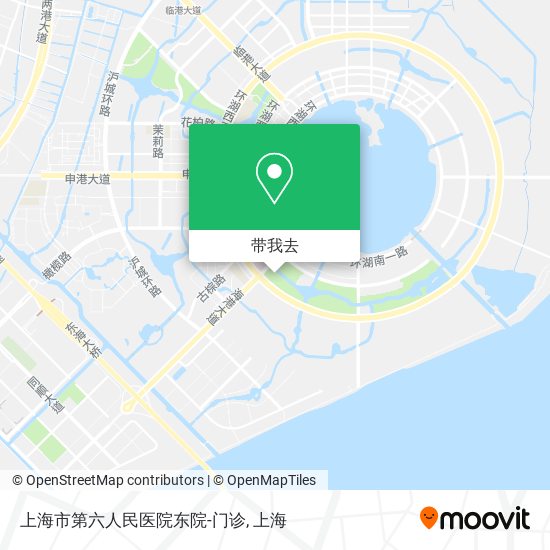 上海市第六人民医院东院-门诊地图