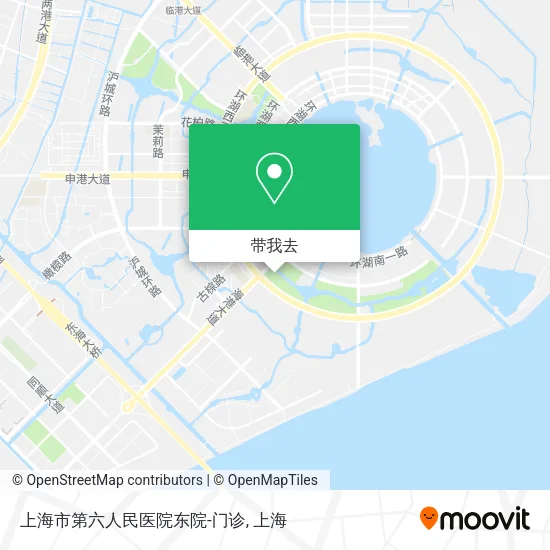 上海市第六人民医院东院-门诊地图