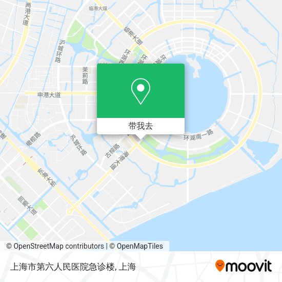 上海市第六人民医院急诊楼地图