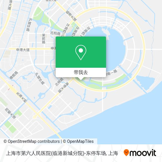 上海市第六人民医院(临港新城分院)-东停车场地图