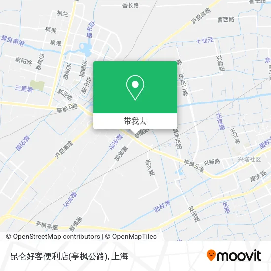 昆仑好客便利店(亭枫公路)地图