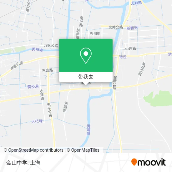 金山中学地图