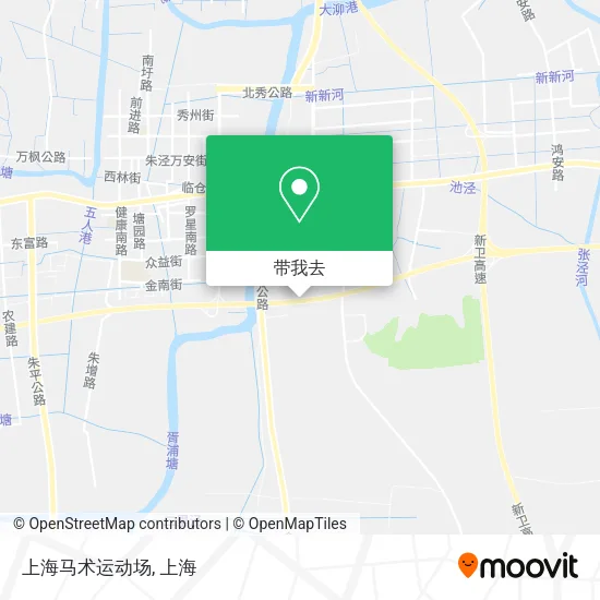 上海马术运动场地图