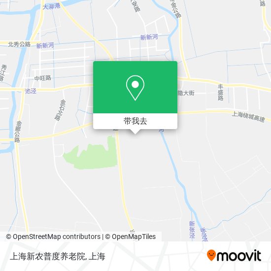 上海新农普度养老院地图