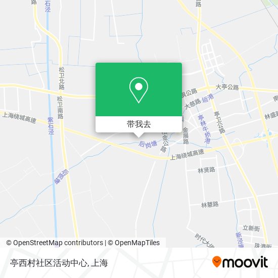亭西村社区活动中心地图