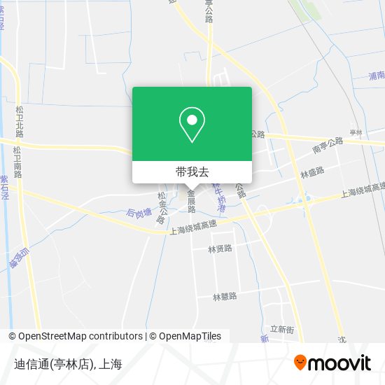 迪信通(亭林店)地图