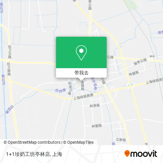 1+1珍奶工坊亭林店地图