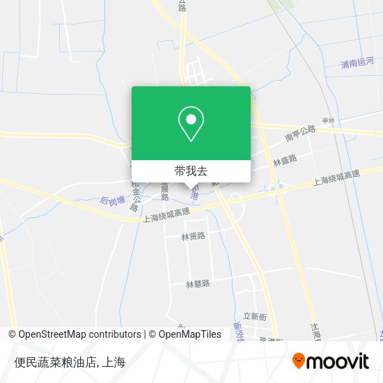 便民蔬菜粮油店地图