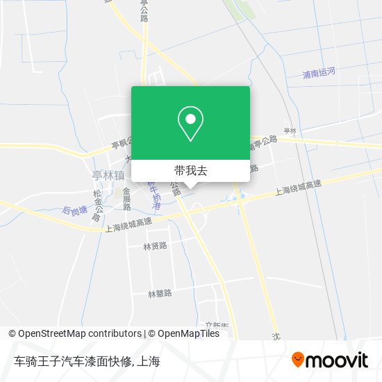 车骑王子汽车漆面快修地图