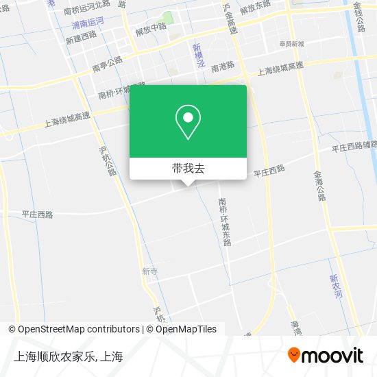 上海顺欣农家乐地图