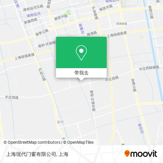 上海现代门窗有限公司地图
