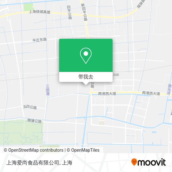 上海爱尚食品有限公司地图