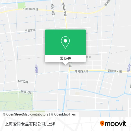上海爱尚食品有限公司地图